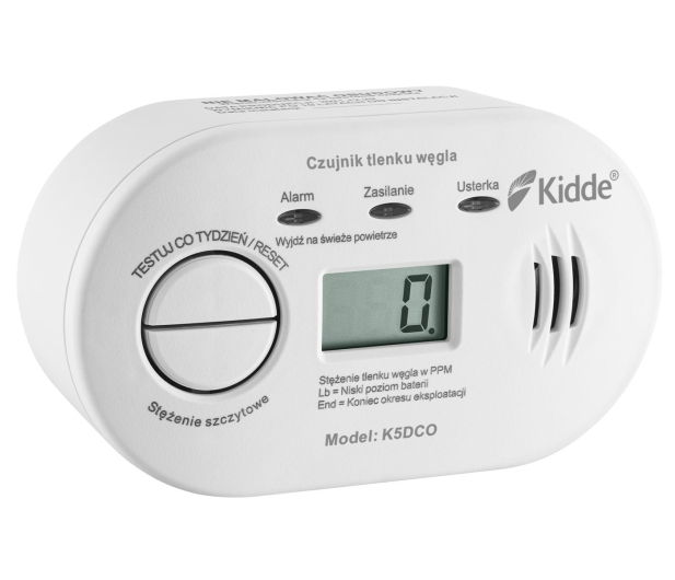 Kidde K5DCO Czujnik tlenku węgla LCD - 1060247 - zdjęcie 2